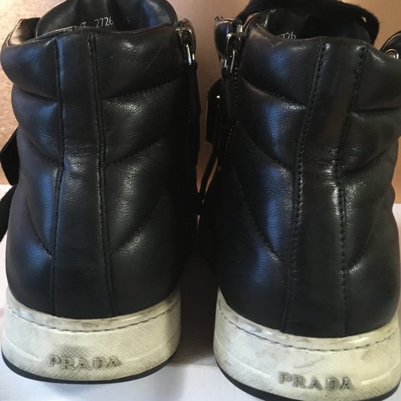 Prada Men's hi top Sneakers - Picture 5 of 7